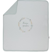 Bebetto Interlok Battaniye (Flower Garden) Mint