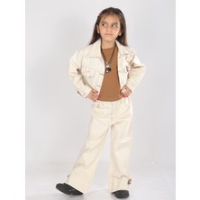 Escabel Kız Çocuk 2li (Ceket + Pantolon) Alt Üst Takım 4-13 Yaş 2676