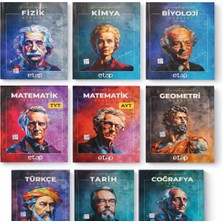 Etap Yayınları Üniversite Hazırlık 9’lu Dergi Seti – Tyt Ayt Matematik, Fizik, Kimya, Biyoloji, Geometri, Türkçe, Tarih, Coğrafya Konu Anlatımlı Soru Bankası Destek Seti