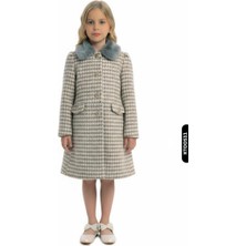 Damasqino Kız Çocuk Kaban 8-12 Yaş 1057