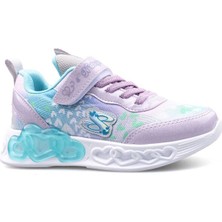 Kindep (Ndrops) Işıklı Çırtlı Çocuk Spor Ayakkabı Lila