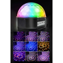 Calperia Bluetooth ve Uzaktan Kumandalı Çok Renkli Masaüstü Disko Topu - Lisinya