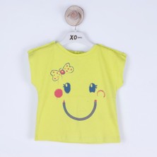 Çikoby P-003990 (ck 8689) Bebek Kiz Baskılı T-Shırt 6-36 Ay