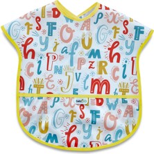 Xo Kids BabyJem Baskılı BLW Kolsuz Önlük 788 Harf Desen