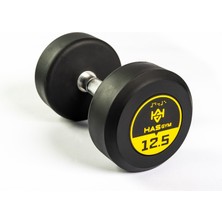 Hasgym 12,5 kg Kauçuk Kaplı Profesyonel Olimpik Dumbbell ( Dambıl )