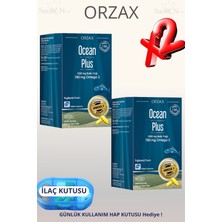 Ocean Plus Omega 3 Balık Yağı 1200 Mg 50 Kapsül X2 + Hap Kutusu
