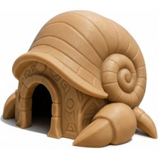 Mescolare Akvaryum Dekorasyonu Salyangoz Evi Mağara - Balık Saklanma Alanı Yuva - Akvaryum Süsü