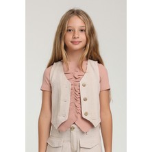 Escabel Kız Çocuk Yelek 9-13 Yaş 2523