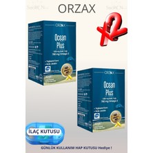 Ocean Plus Omega 3 Balık Yağı 1200 Mg 30 Kapsül X2 + Hap Kutusu