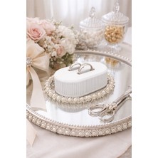 Juli 🤍 Minimal Çift Yüzük Standı – Beyaz