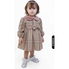 Damasqino Kız Çocuk Elbise 1-4 Yaş 2814