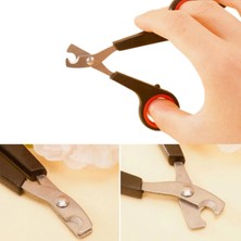 By Nevser® Evcil Hayvan Tırnak Makası ve Törpü Seti Manikür Pedikür Pati Bakım Aleti Kaymaz Sap