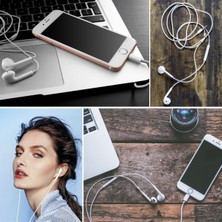 By Nevser® Iphone Ucu Çıkışlı Pop Up Kulakiçi Yumuşak Kontrol Tuşlu Kulaklık