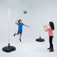 Exectus Ayarlanabilir Voleybol Filesi Tam Seti Su Bidonlu Plaj ve Bahçe Tipi