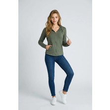 Trendniva Fermuarlı Kapüşonlu Sweatshirt