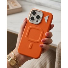 Kılıf House Iphone Uyumlu Metal Çerçeveli Designed Magsafe Destekli Kılıf