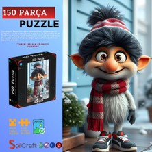 Soi Craft 150 Parça Puzzle Küçük Kar Cini Zıp Zıp