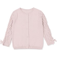 Bebetto Triko Hırka (Burgu Desen) Pembe