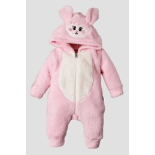 Kidex’s Baby Kışlık Tatlı Peluş Welsoft Tulum Kız Bebek Tulum