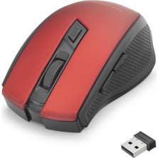 Store Mania Ieg™ Kablosuz Mouse 800/1600 Dpi - Kırmızı Siyah HDX3404R