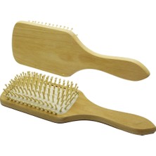 Calperia Ahşap Bambu Geniş Bayan Saç Fırçası - Tarak (5047)
