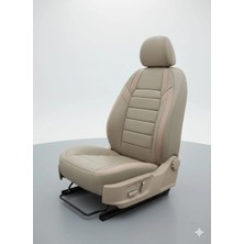 Mevas Monza Bej Serisi Hyundai Excel Koltuk Kılıfı Tam Set