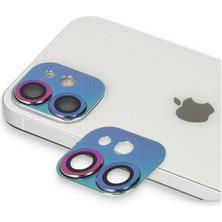 Hayat Store Iphone 11 Pers Alüminyum Kamera Lens - Rainbow