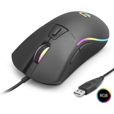 Skygo G902 Mouse 3600 Dpi 6 Tuş 1000 Hz Rgb - Siyah