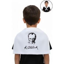 Masal Dünyası Bursa Küçük Kahramanların Bayram Coşkusu: Atatürk Imzalı ve Ay-Yıldızlı Bayram Fularlarıı Unisex