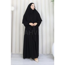 Moda Hayme Sufleli Peçeli Elbise Takım