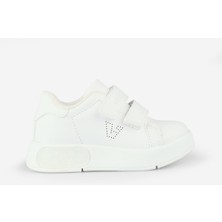 Vicco Oyo Iı Işıklı Unisex Okul Öncesi Beyaz Sneaker Ortopedik Taban