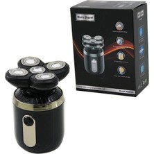 Timion Seyahat Tipi 5 Başlık Günlük Sıfır Sakal - Çizim Başlık Traş Makinesi USB Şarjlı Cep - Çanta Boy (5148)