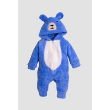 Chicsy Baby Kışlıktatlı Peluş Ayıcık Nakışlı Welsoft Tulum