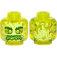 LEGO Minifigür Parçaları: Kafa: 3626PB2449