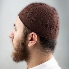 Begün Zender Erkek Örme Takke...kaliteli Esnek Triko Namaz Takkesi...