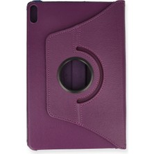 Hsc Bilişim Pad X9 11.5 Kılıf 360 Tablet Deri Kılıf - Mürdüm