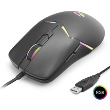 Skygo G602 Mouse 7200 Dpi 6 Tuş 1000 Hz Rgb - Siyah