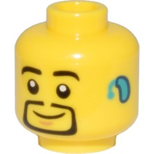 LEGO Minifigür Parçaları: Kafa: 3626PB3201