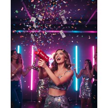 Calperia Para Dolar Saçma Para Atma Tabancası Otomatik Kırmızı Oyuncak