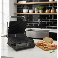 Egs Ticaret Egs Atababa Kalın Döküm Yüzeyli 8 Dilim Tost Makinesi - Ömürlük Kullanım Büfe ve Ev Tipi Tasarım