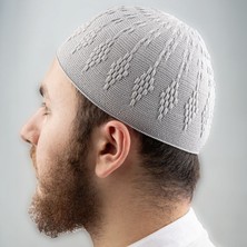 Begün Zender Erkek Örme Takke...kaliteli Esnek Triko Namaz Takkesi...