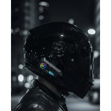 Calperia Bluetooth 5.3 Kask Içi Intercom Kulaklık 1000 M Mesafe 1000 Mah