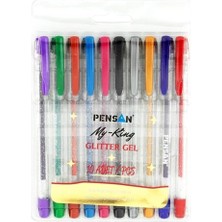 Misda Store My-Kıng Simli Jel Kalem 10LU Set - PE02227JK00S10