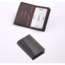 Ancora Leather Hakiki Deri Minimal KARTLIK-26206-KAHVERENGI