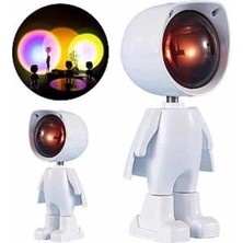 Epilons Gün Batımı Projektör Lamba Astronot Görünümlü Dekoratif Masa Lambası