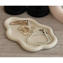 Kafs Store Dekoratif Takı & Aksesuar Tabağı | Minimal Tasarım | Organizer Tepsi-15 cm