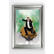 Giyense Gümüş Çerçeveli Atatürk Tablo AD116