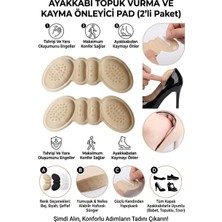 Primeaks Silikon Ayakkabı Vurma Önleyici Topuk Pedi – Şeffaf Jel (1 Çift)