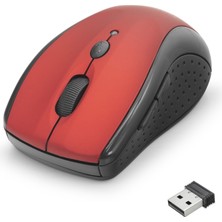 Store Mania Ieg™ Kablosuz Mouse 800/1600 Dpi - Kırmızı Siyah HDX3405R
