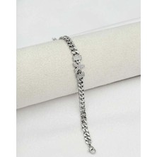 SY Aksesuar 14K Silver Kuyumcu Model Harf Bileklik